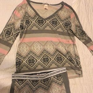 A Victoria’s Secret pj set